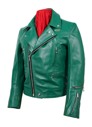 Horse leather green color