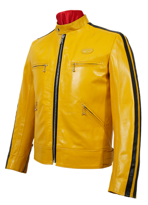 Horse leather yellow color