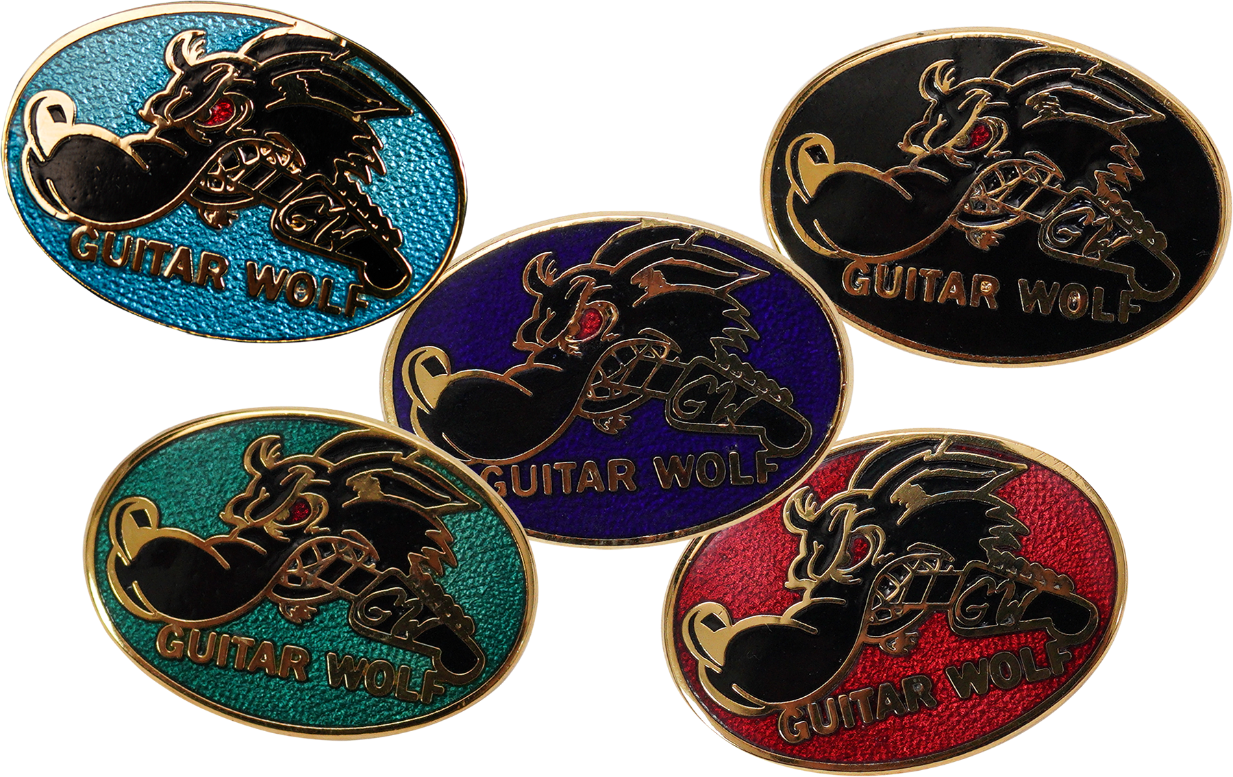 Guitar Wolf x Lewis Leathers Collaboration Badge