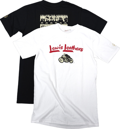 Lewis Leathers Logo Bike T-shirt