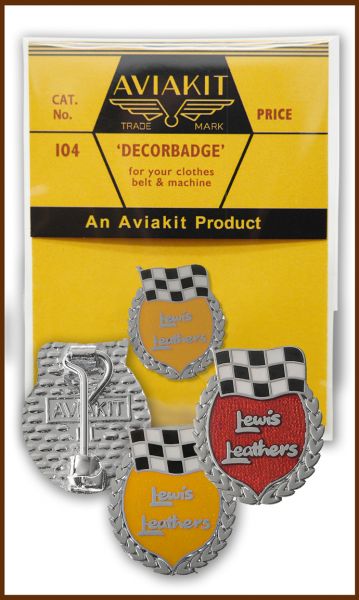 Lewis Leathers 1960s Logo Badge 6-7