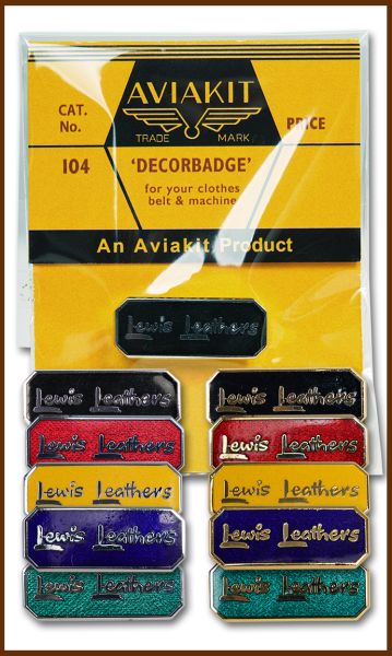 Lewis Leathers Rectangle Badge 10-16