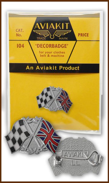 AVIAKIT Twin Flags Badge 39