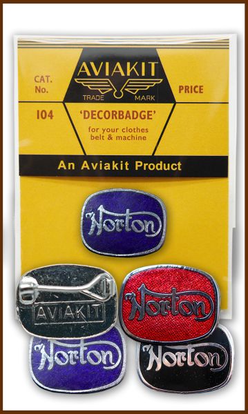 Norton Cushion Badge 102-104