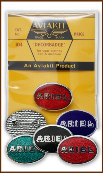 ARIEL Oval Badge 66-69