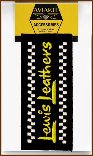 Lewis Leathers Checker Patch -D