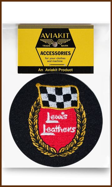 Lewis Leathers Logo Leaves Patch -C