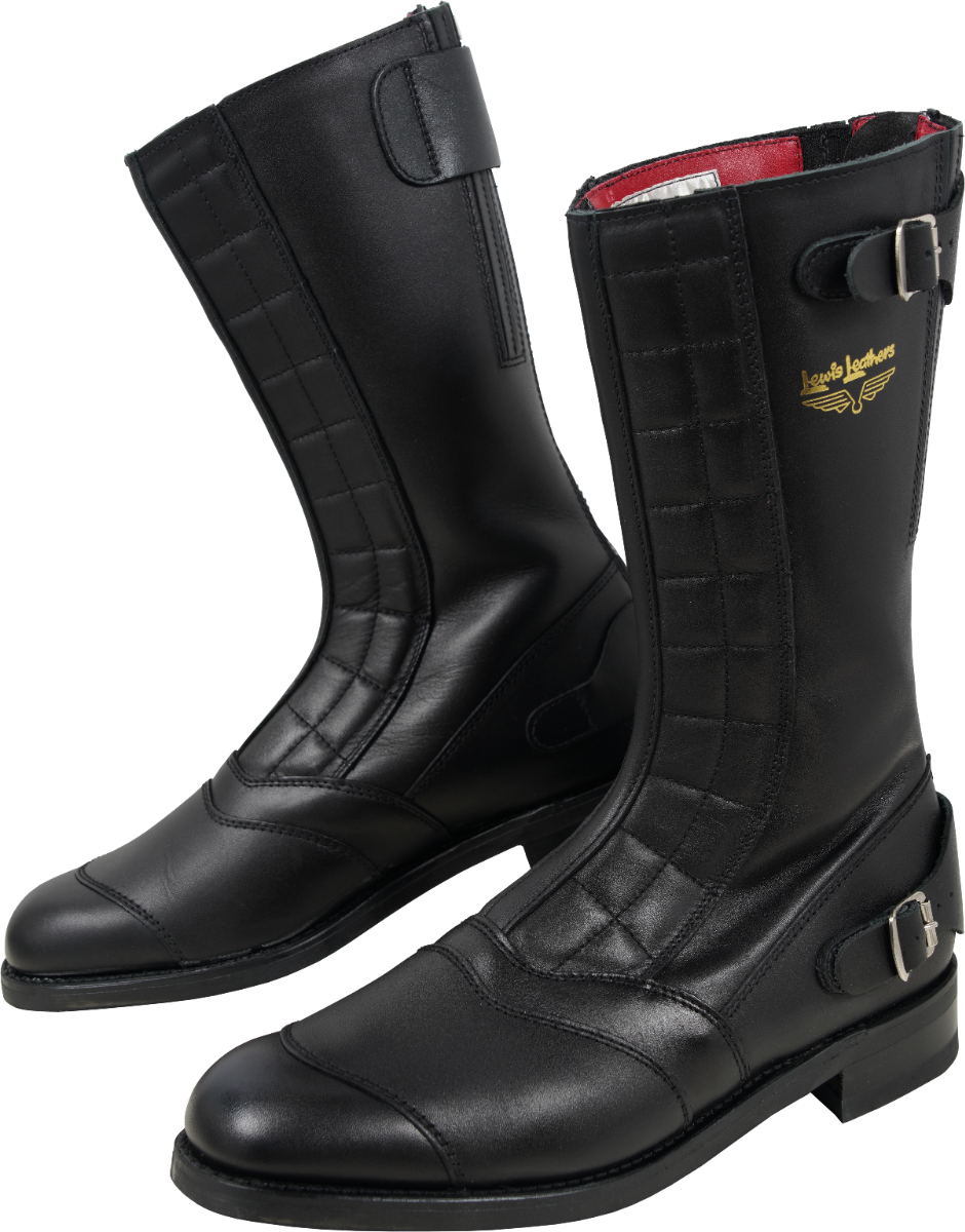 Road Racer Boots No.177 Black - Lewis Leathers Japan