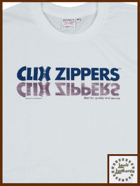 Clix Zippers T-Shirts White
