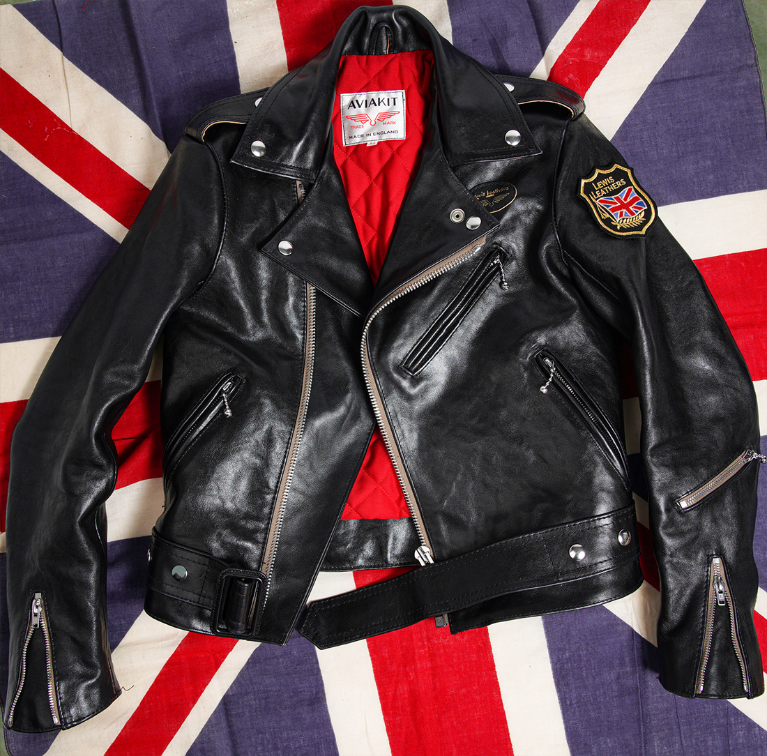 Vintage Patched Leather Jacket